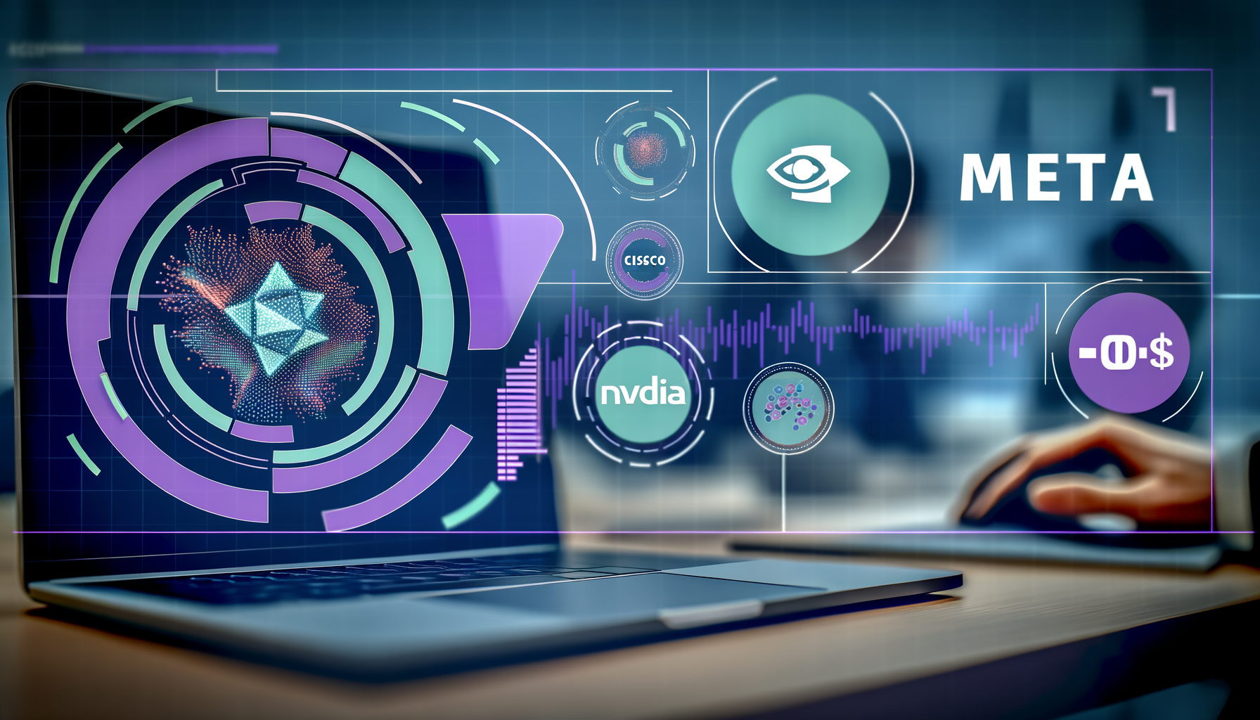 Movimientos en inteligencia artificial impulsan a Nvidia, Meta y Cisco. Descubre cómo estas acciones afectan tus decisiones financieras.